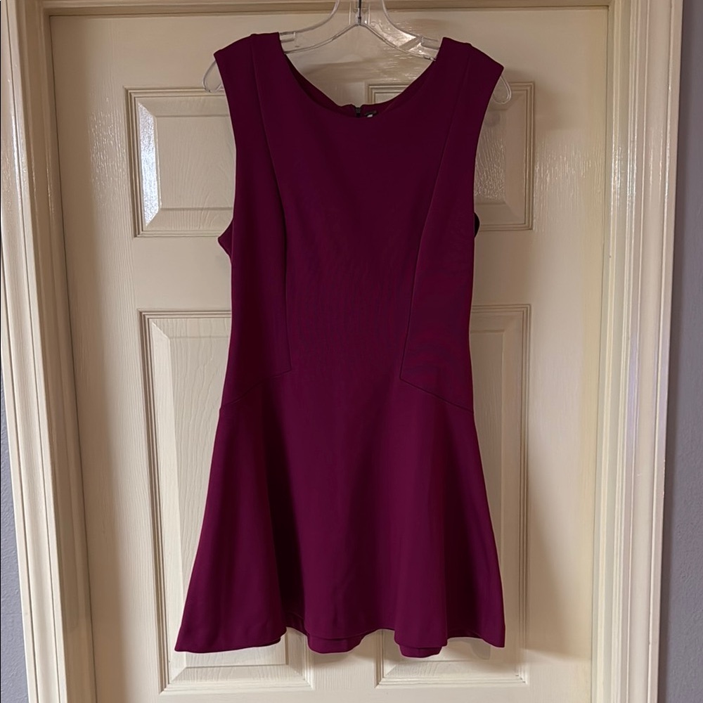 Free People Burgundy Midi Dress
